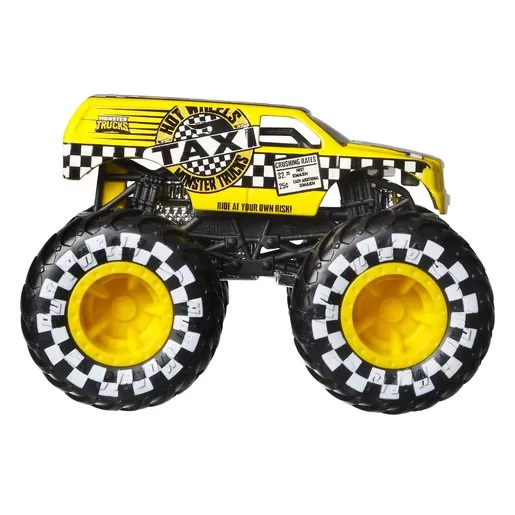 Hot wheels monster truck set 2 masini scara 1 la 64 haul yall si taxi, varsta de la 3 ani la 14 ani [3]