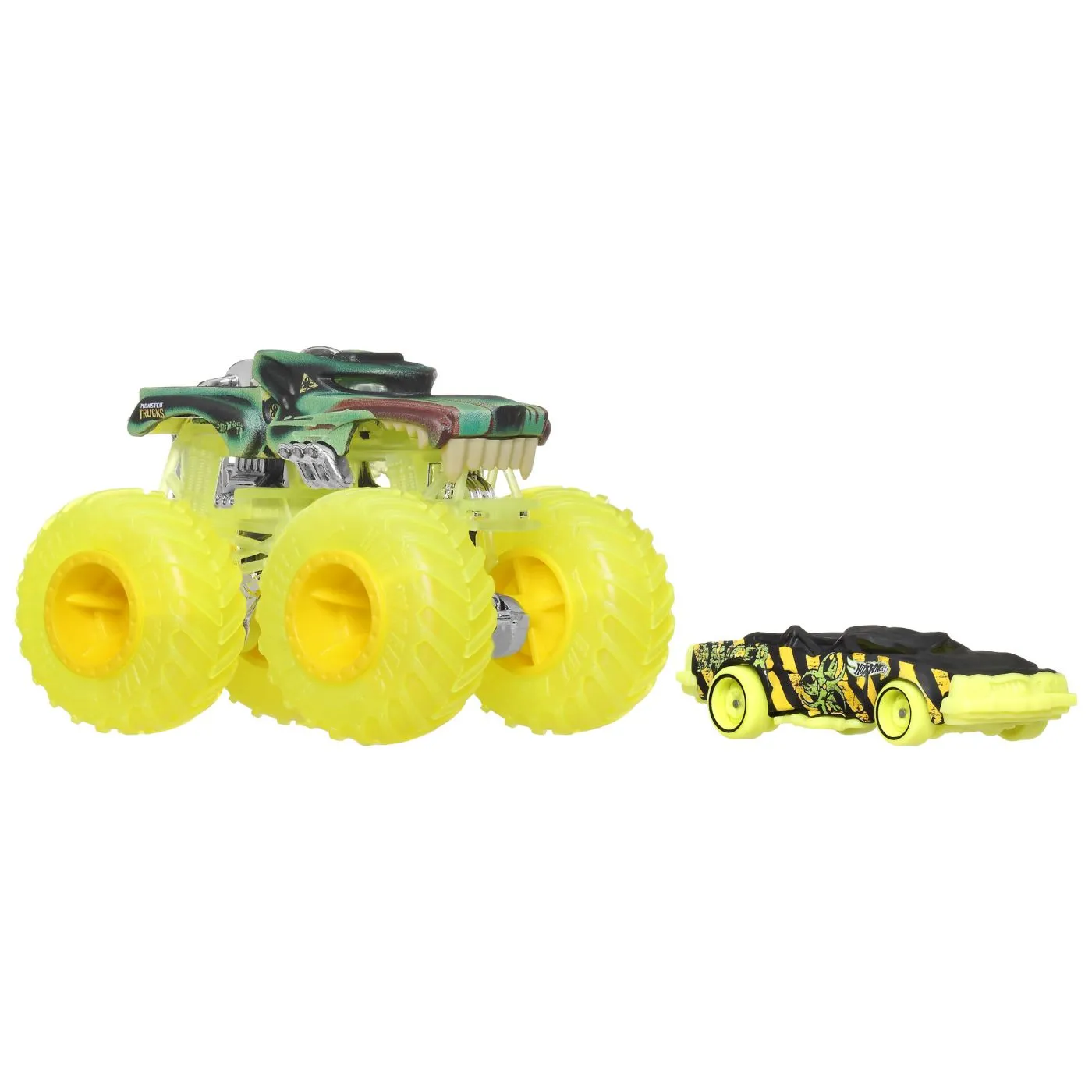 Hot wheels monster truck si masinuta metalica hotweiler, copii varsta 3 ani pana la 12 ani [1]