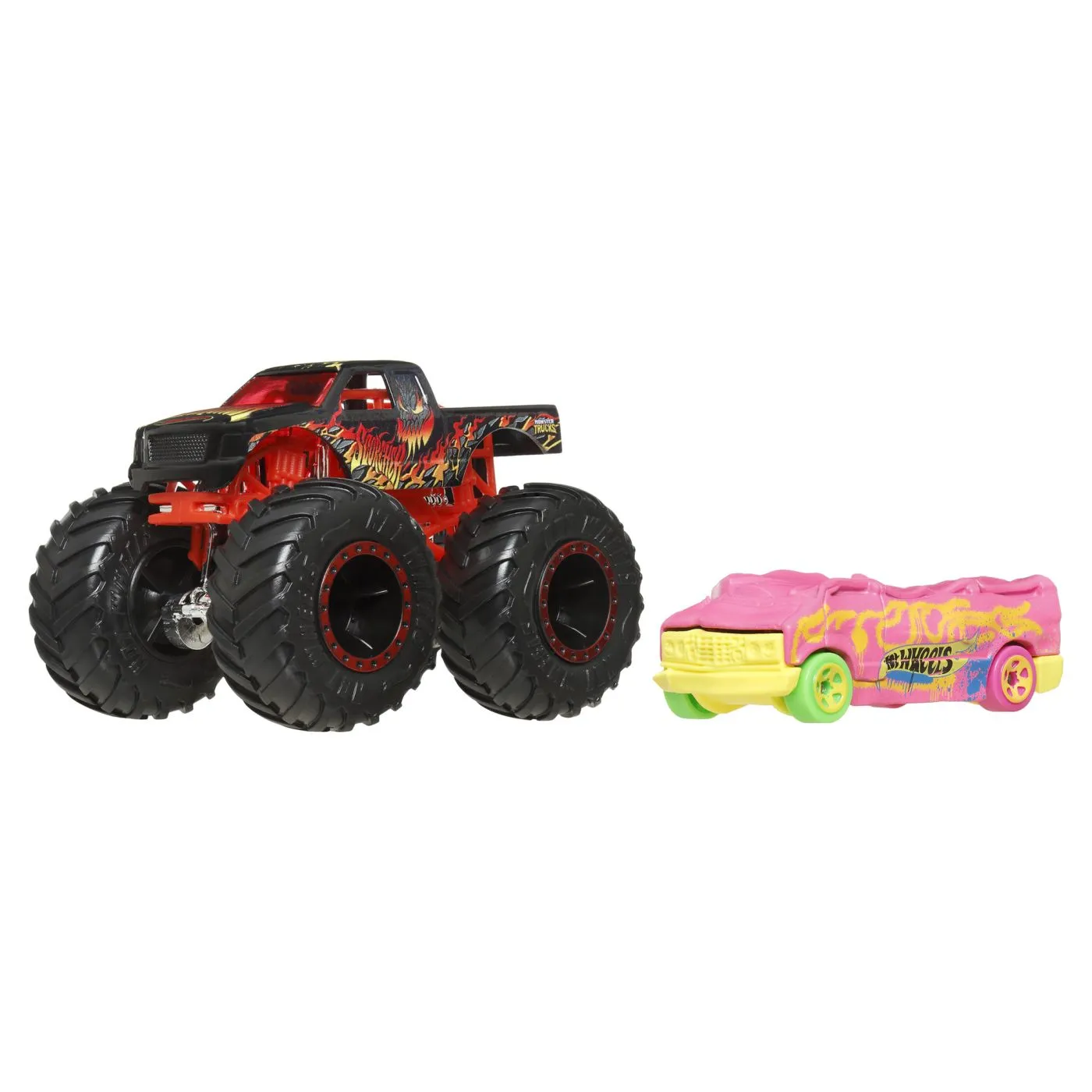 Hot wheels monster truck si masinuta metalica scorcher, copii varsta 3 ani pana la 12 ani [1]