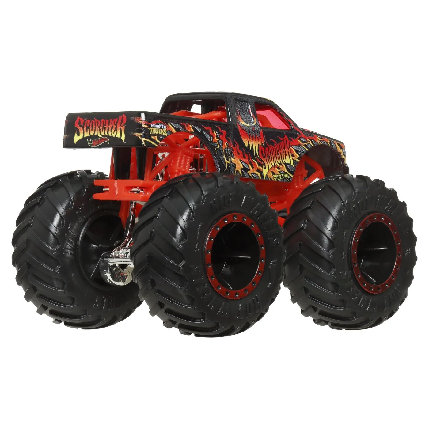 Hot wheels monster truck si masinuta metalica scorcher, copii varsta 3 ani pana la 12 ani [3]
