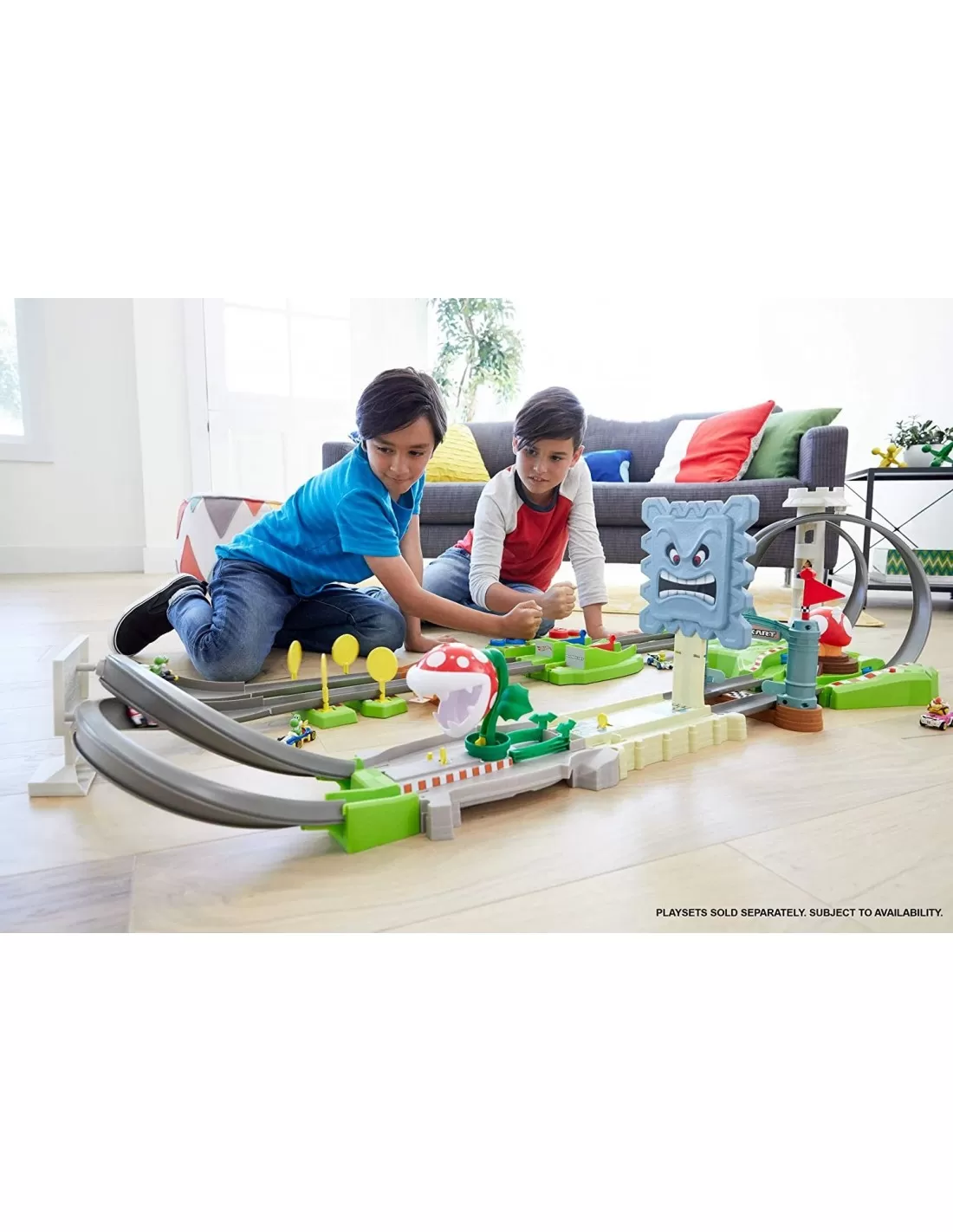 Hot wheels pista mario kart ruinele thwomp, varsta de la 5 ani la 12 ani [2]