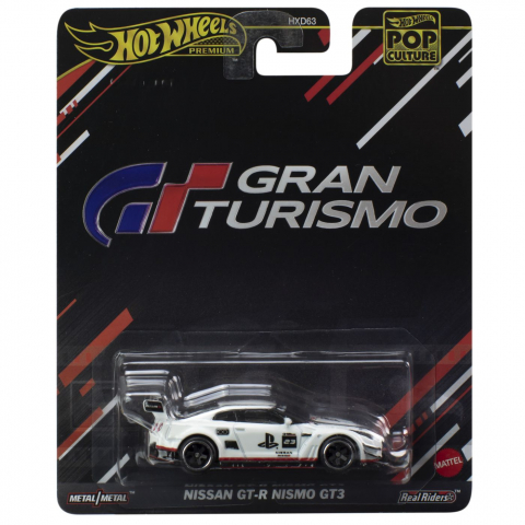 Mașinuțe copii, Camioane de Jucărie - Hot wheels pop culture masinuta metalica gran turismo nissan gt r nismo gt 3 scara 1:64, varsta de la 3 ani la 7 ani