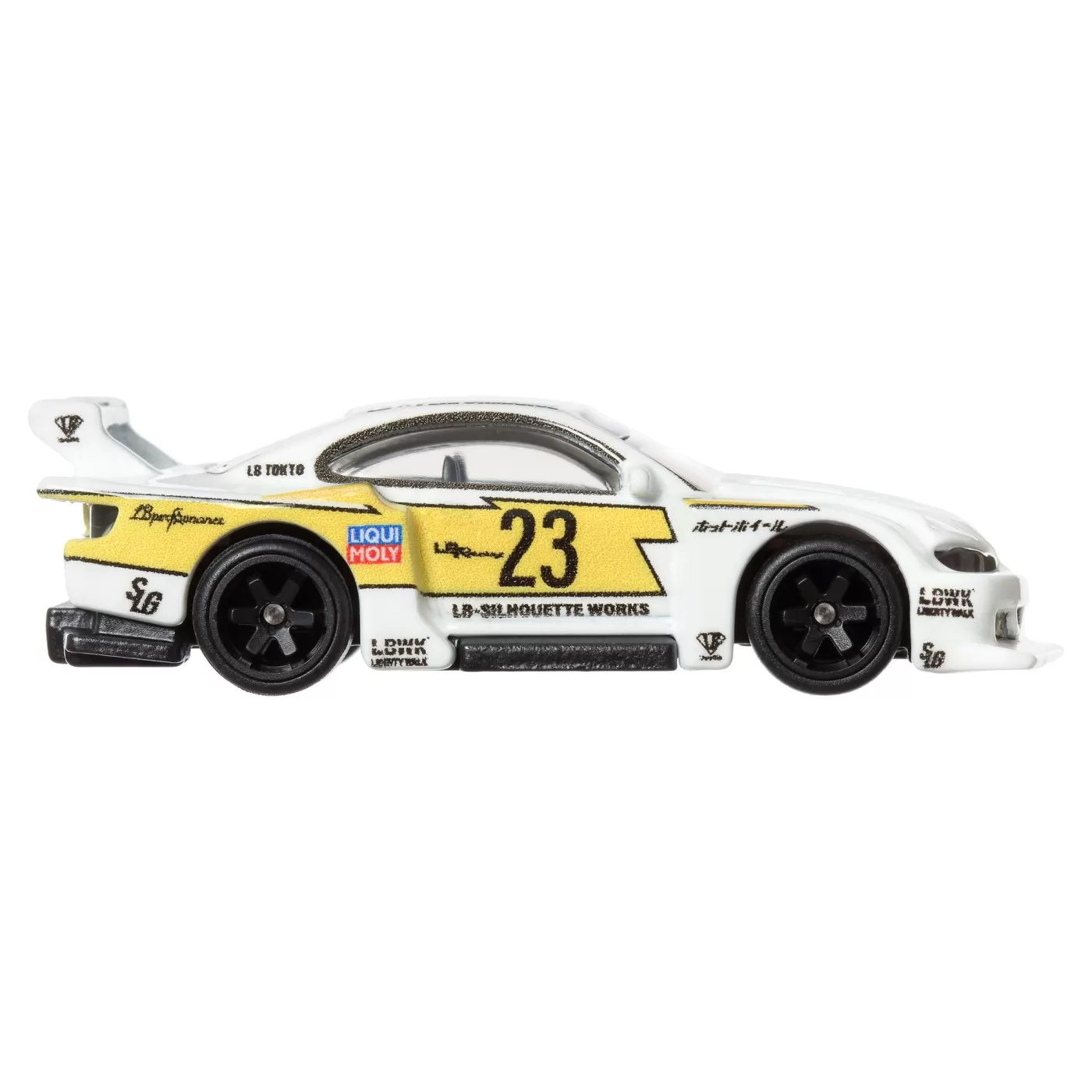 Hot wheels premium boulevard masinuta metalica lb super silhouette nissan silvia scara 1:64, varsta de la 3 ani la +15 ani [2]