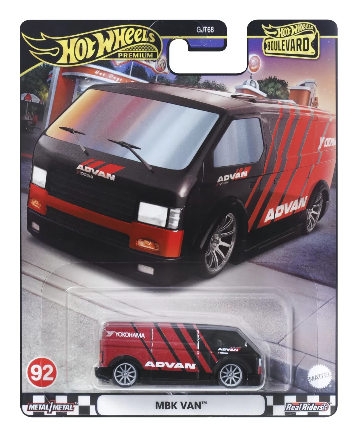 Mașinuțe copii, Camioane de Jucărie - Hot wheels premium boulevard masinuta metalica mbk van scara 1:64, varsta de la 3 ani la +15 ani