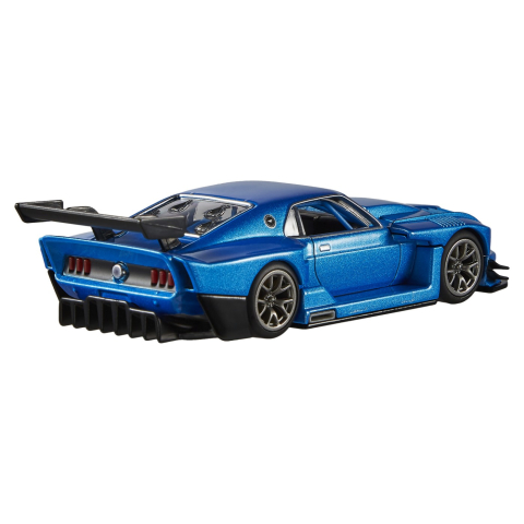 Hot wheels premium real riders masinuta metalica modified ford mustang 69 scara 1:43 [4]