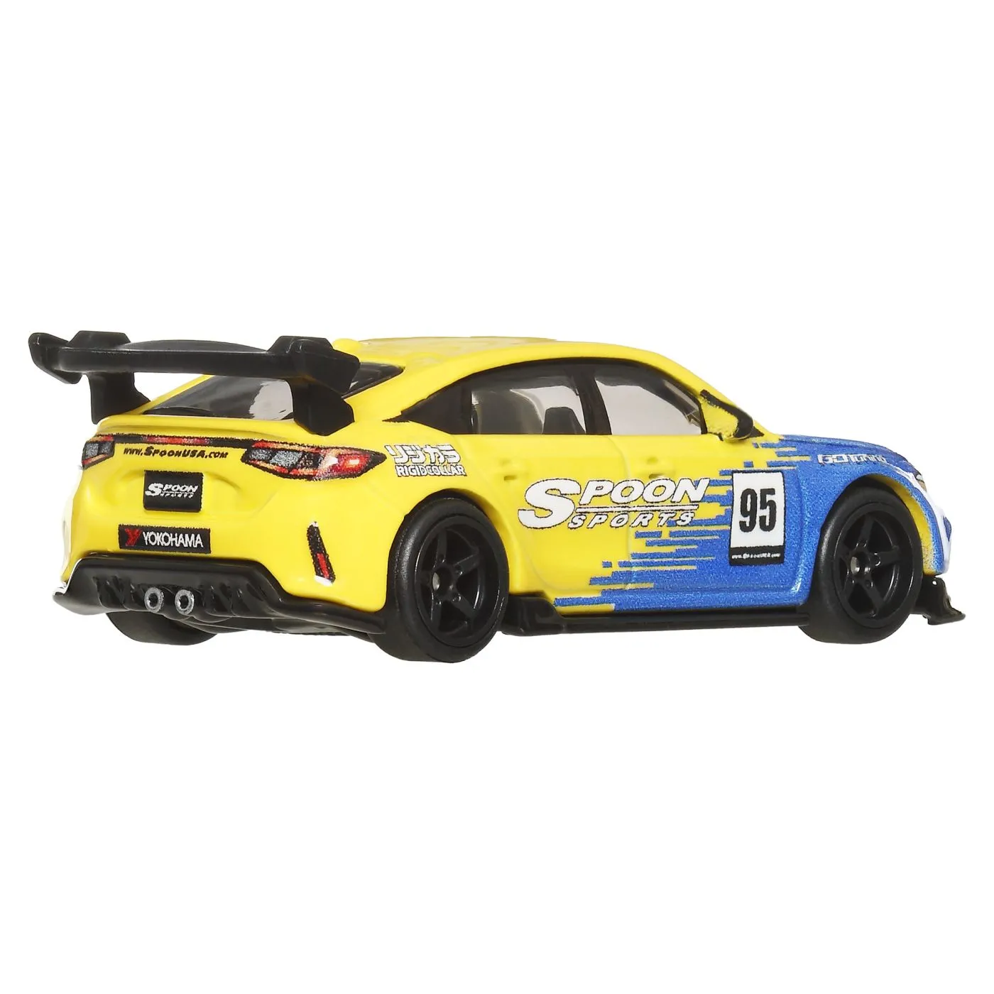 Hot wheels premium set 2 masinute metalice honda civic 99 tip r ek9 si honda civic tip r scara 1:64 [5]