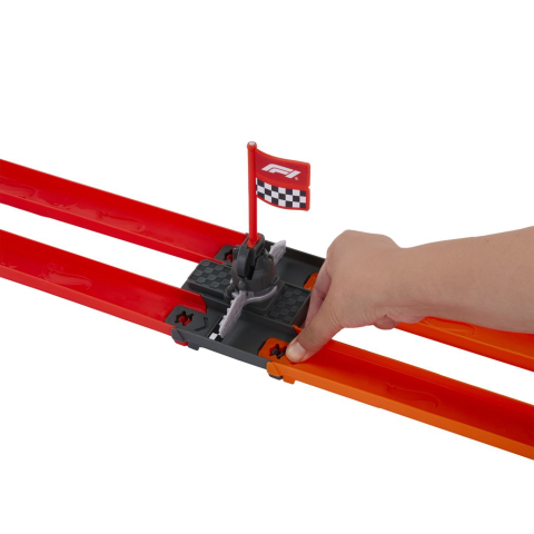 Hot wheels racing circuit de curse grid start formula 1 cu 2 masinute incluse copii 3 ani - 10 ani [1]