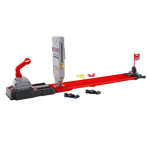 Hot wheels racing circuit de curse grid start formula 1 cu 2 masinute incluse copii 3 ani - 10 ani [7]