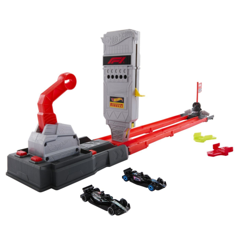 Hot wheels racing circuit de curse grid start formula 1 cu 2 masinute incluse copii 3 ani - 10 ani [3]