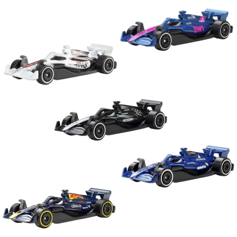 Hot wheels set 5 masinute metalice formula 1 2025 copii varsta 3 ani - +15 ani [2]