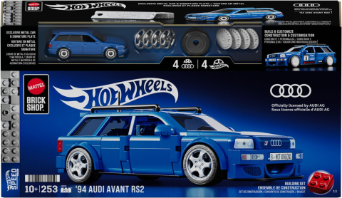 Hot wheels speed series set de constructii audi avant rs2 1994 copii cu varsta peste 10 ani [0]