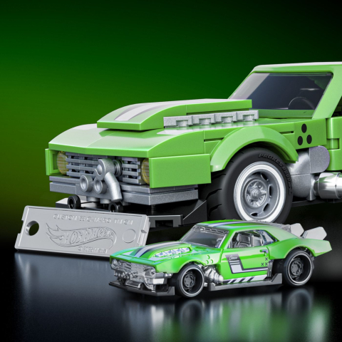 Hot wheels speed series set de constructii camaro by chevrolet 1968 copii cu varsta peste 10 ani [6]