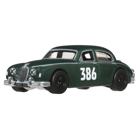 Hot wheels transportator land rover defender 110 2023 cu masinuta jaguar mk1 scara 1 la 64 copii cu varsta peste 3 ani [4]