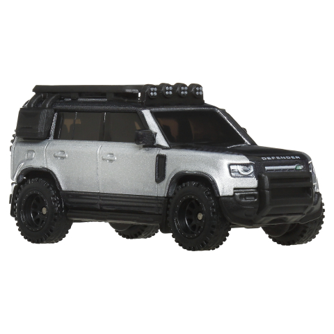 Hot wheels transportator land rover defender 110 2023 cu masinuta jaguar mk1 scara 1 la 64 copii cu varsta peste 3 ani [7]
