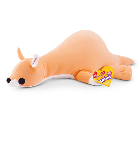 Jucării și Jocuri pentru copii - Hug a lumps - Jucarie de plus super-moale, 60 cm, Cangur copii varsta 3 ani +