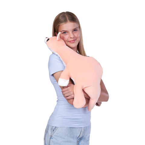 Hug a lumps - Jucarie de plus super-moale, 60 cm, Cangur copii varsta 3 ani + [1]