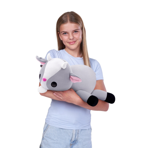 Hug a lumps - Jucarie de plus super-moale, 60 cm, Capra copii varsta 3 ani + [1]