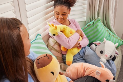 Hug a lumps - Jucarie de plus super-moale, 60 cm, Capybara copii varsta 3 ani + [3]