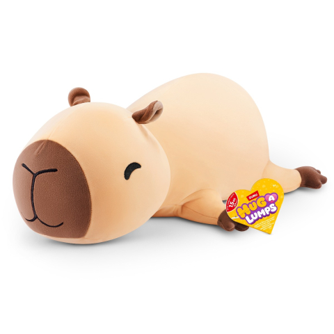 Jucării și Jocuri pentru copii - Hug a lumps - Jucarie de plus super-moale, 60 cm, Capybara copii varsta 3 ani +