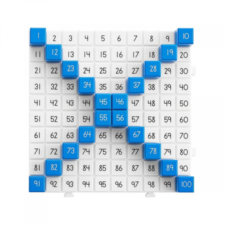 Hundred Board, set activitati cu numere 1-100, 5+ ani [1]