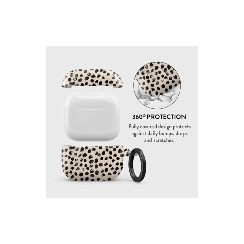 Laptop, Tablete & Telefoane - Husa Airpods 3 Burga Hard Shell Almond Latte
