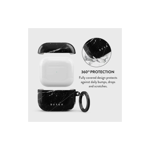 Laptop, Tablete & Telefoane - Husa Airpods 3 Burga Hard Shell Noir Origin