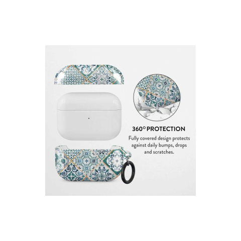 Laptop, Tablete & Telefoane - Husa Airpods Pro Burga Hard Shell Tropical Oasis