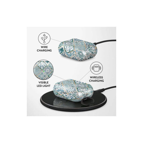 Husa Airpods Pro Burga Hard Shell Tropical Oasis [1]
