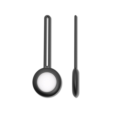 Husa AirTag Lemontti Silicon Black (breloc chei) [1]