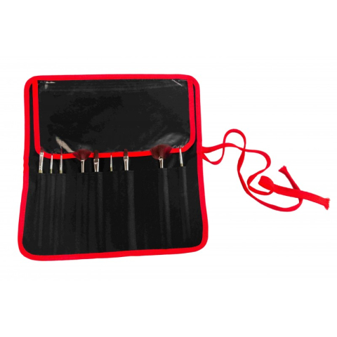 Acuarele, Tempera, Pensule si Blocuri de desen - Husa Cnx, textil, suport pentru 16 pensule pictura