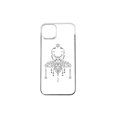 Husa cu Cristale Swarovski iPhone 14 Plus Devia Summer Series Protective Silver [1]