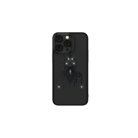 Husa cu Cristale Swarovski iPhone 14 Pro Devia Summer Series Protective Black [2]