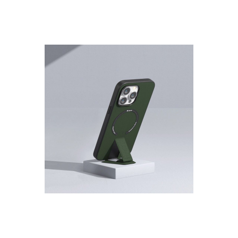 Laptop, Tablete & Telefoane - Husa cu suport iPhone 14 Plus Devia Randy Series Magnetic Army Green