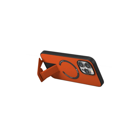 Laptop, Tablete & Telefoane - Husa cu suport iPhone 14 Pro Max Devia Randy Series Magnetic Orange