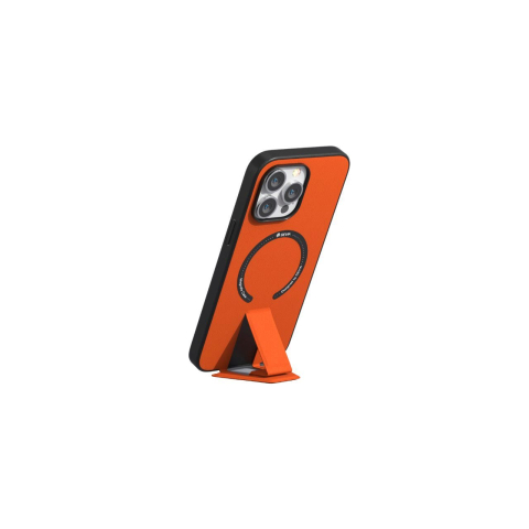 Husa cu suport iPhone 14 Pro Max Devia Randy Series Magnetic Orange [4]
