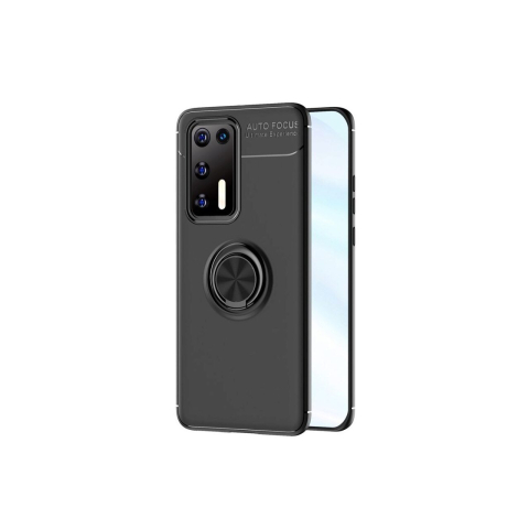 Husa Huawei P40 Lemontti Metal Ring Holder Black [2]