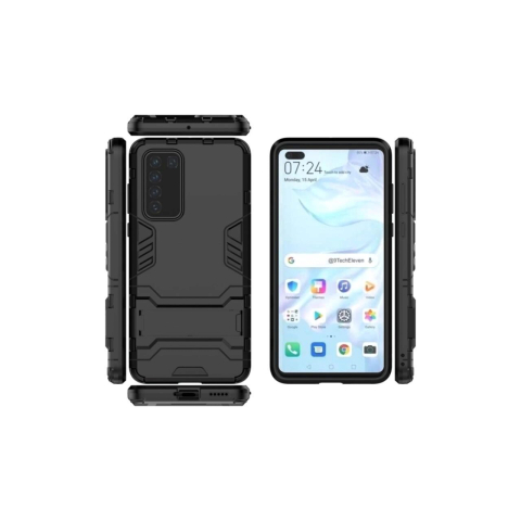 Husa Huawei P40 Lemontti Shockproof Case Black [1]