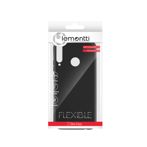 Laptop, Tablete & Telefoane - Husa Huawei P40 Lite E Lemontti Silicon Silky Negru
