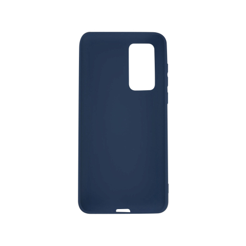 Husa Huawei P40 Pro Lemontti Silicon Silky Albastru Inchis [1]