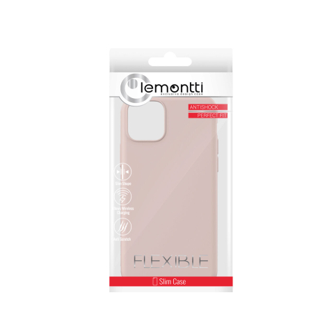 Husa iPhone 11 Lemontti Silicon Soft Slim Pink Sand [1]