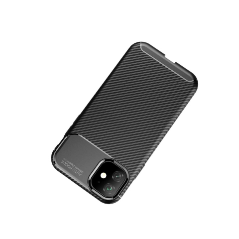 Husa iPhone 11 Pro Lemontti Carbon Fiber Texture Shockproof Black [1]