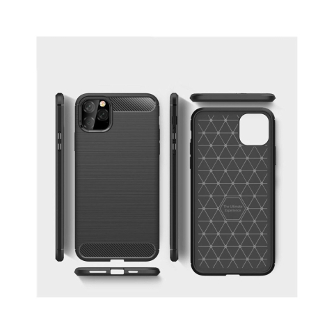 Laptop, Tablete & Telefoane - Husa iPhone 11 Pro Lemontti Carbon Negru