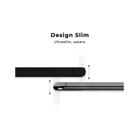 Husa iPhone 11 Pro Lemontti Liquid Silicon Black [5]