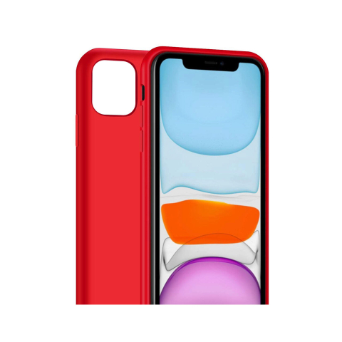Laptop, Tablete & Telefoane - Husa iPhone 11 Pro Lemontti Liquid Silicon Red