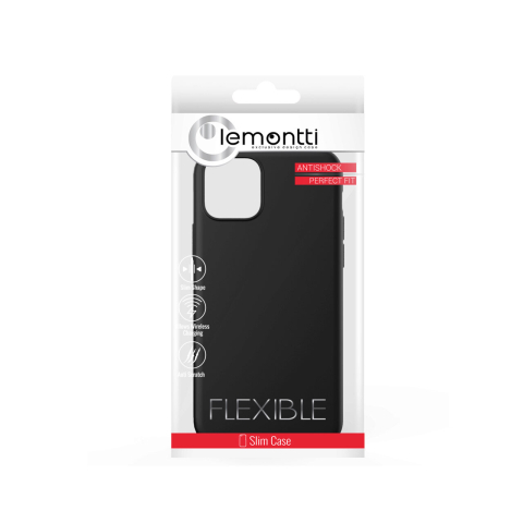 Laptop, Tablete & Telefoane - Husa iPhone 11 Pro Lemontti Silicon Soft Slim Black