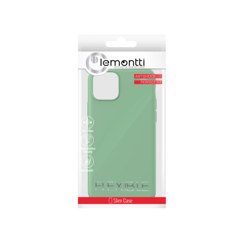 Husa iPhone 11 Pro Lemontti Silicon Soft Slim Green [1]