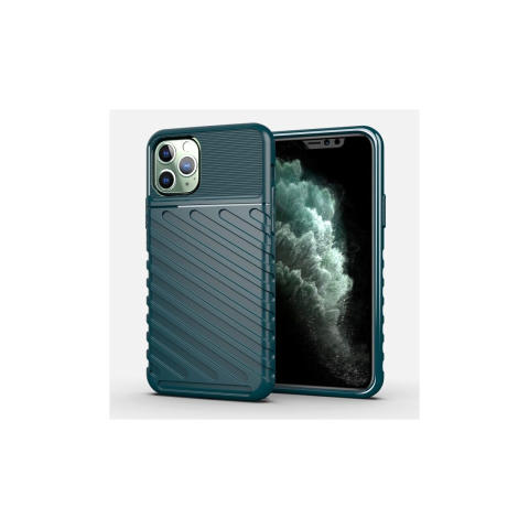 Laptop, Tablete & Telefoane - Husa iPhone 11 Pro Lemontti Thunderbolt Dark Green