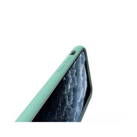 Husa iPhone 11 Pro Max Lemontti Liquid Silicon Forest Green [3]