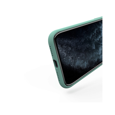 Husa iPhone 11 Pro Max Lemontti Liquid Silicon Forest Green [1]