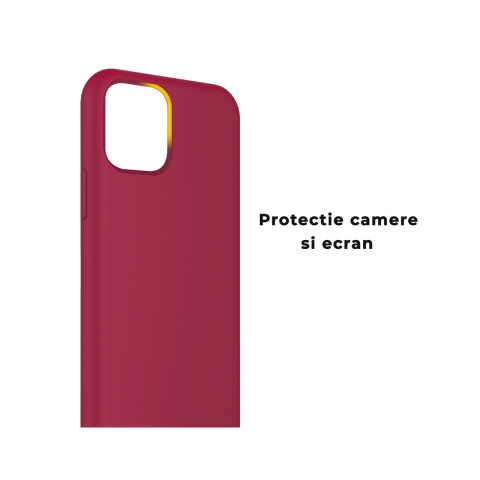 Husa iPhone 11 Pro Max Lemontti Liquid Silicon Lush Pink [1]